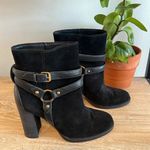 UGG  Australia Dandridge Women's Black Suede High Heel Ankle Boots 1019010, 6.5 Photo 3