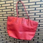 Dooney & Bourke Red Ostrich Liliana Tote Photo 1