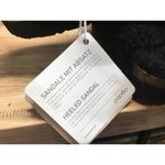 Birkenstock Papillio Daytona Women's 7.5 Black Buckle Shearling Slide Sandals Photo 10