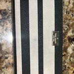 Kate Spade Black and White Striped Wallet Photo 0