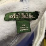 Wild Fable NWT Size XS Love is All Around You Blue Elastic Waist Sweatpants Photo 4