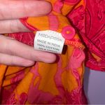 ModaPosa Gabriella Tunic Dress Big Coral Orange Fuchsia Women Size XL Beach Chic Photo 6