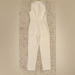 Black Halo NEW Antoinette Sleeveless Jumpsuit Porcelain White Sz 8 Photo 5