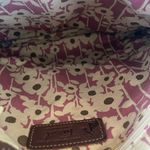 Fossil  Brown Leather Suede Crossbody Bag Purse Classic Vintage Photo 5