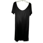 Vintage Black Nylon Nightgown‎ Size 2X Photo 3