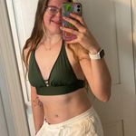 Kona Sol  Olive Green bikini Top Photo 0