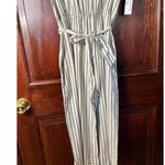 NWT Tribal Femme Petite Small Cream Striped Jumpsuit Tan Size undefined Photo 7