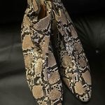public desire snake print faux leather heeled boots brown and tan 6 Photo 10