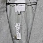 Madewell NWT Women's Breezewoven Larsen Linen Blazer in Pale Sage Gray Green XXL Photo 4