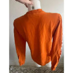 Adidas Women's Orange Long Sleeve T-Shirt Size XS Danielle Cathari Colab EUC Photo 4