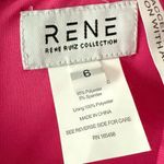 Rene Ruiz Hand Draped 2 in 1 Zip Off Stretch Knit Dress Pink Women’s Sz 6 NWT Photo 9