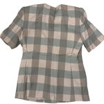 Vintage Plaid Button Photo 4