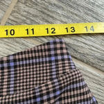 Urban Outfitters Plaid Trousers Sraight leg, Stretch Waist Women’s Size S Photo 4