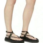 Isabel Marant The Elham Sandal In Black Size 38 EU Photo 0