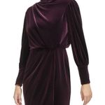 Karl Lagerfeld NWOT  PARIS Women's Velvet A –LINE Mock Neck Photo 1