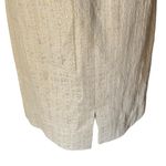 Tahari Arthur S Levine Cocktail Dress & Jacket combo Size 6 Metallic Cream Photo 5