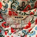 NWOT Boden Ada Double Cloth Cotton Floral Shirt Dress Size 8 Knee Length Photo 6