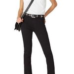 Paige High Rise Manhattan Black Split Leg Denim Jeans Size 28 Photo 0