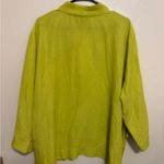 Ali Miles Citron Textured Open Front Jacket Cardigan 3X NWT Green Photo 8