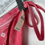 Aerie NWT  Side Tie Embroidered Cheekier Bikini Bottoms Pink Size Small S NEW Photo 4