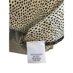 Dana Buchman Dana‎ Buchman Women's Black White Polka Dot Short Sleeve Button Up Shirt L Photo 4