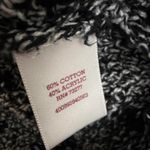 SO  Women's Size Small Long Black and White Knit Long Sleeve Top Sweater Photo 3