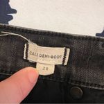 Madewell Cali Demi-Boot Jeans in Berkley Black Chewed-Hem 28 Photo 13