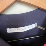 Susana Monaco  Side Ruched Navy Tank Bodycon Dress Large Crew Neck Sleeveless Photo 3