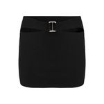 I am gia  Carmine Mini Skirt Black Size M Y2K Bratzcore Concert Rave Stretchy Photo 1