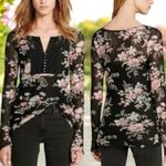 Denim & Supply Ralph Lauren Y2K  Sheer Long Sleeve Fairygoth Dark Romantic S Photo 1