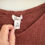 Japna  Mauve Smocked Jumpsuit Photo 5