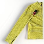 Anthropologie James Coviello  Crochet Lace‎ Yellow Long Sleeve Top Size S Photo 9