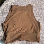 Aerie Chocolate Brown Workout Tank Top Photo 2
