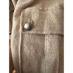 Free People Y2K Shaggy Faux Fur Toggle Buckle Wool Jacket Large Photo 9