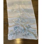 Liz Claiborne Scarf Silk Soft Green Floral Rose Design 17x 56" Vintage EUC Photo 10
