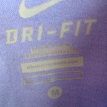 Nike  Purple Striped Hooded Half Sleeve Tee Photo 4