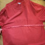 Pendleton  orange silk blend mock turtleneck Photo 4