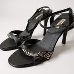 Alfani Womens Heels Size 9M Black Ankle Strap Heeled Evening Party Formal Photo 0