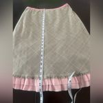 Phoebe Couture Phoebe plaid a line Skirt with pink trim sz 10 academia preppy Barbie office Photo 4