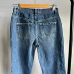 Free People ✨SALE  Maggie Dark Wash Mid-Rise Straight Leg Raw Hem Jeans 26 NWT Photo 9