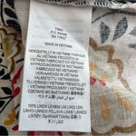 Boden USA Boden Rosie Tunic Beach Shirt Opulent Garden Floral 100% Linen Size 12P l Photo 8