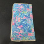 Lilly Pulitzer  Multi-color Spring Prints Travel Organizer‎ Wallet Slim Design Photo 3