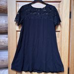 H&M  Women's Black Lace Baby Doll Dress Size 8 Flowy Witchcore Whimsygoth Gothic Photo 1