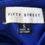 Fifty Street Royal Blue Open-Back Fit & Flare Mini Dress Size Small Photo 8