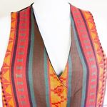 Boom women's 100% cotton multicolor‎ vest, size M Red Size M Photo 3