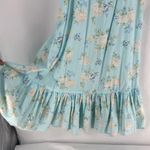 Love Shack Fancy X Target Estelle Puff Sleeve Dress Pastel Blue Floral Midi Photo 6