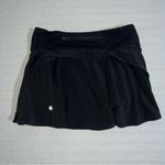 Lululemon  Womens Play The Pleats Skirt Skort Black Size 4 Tennis Preppy Golf Photo 1