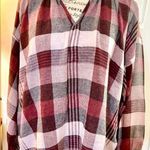 Madewell  Highroad Popover Long Sleeve V-Neck  Shirt in Schorr Plaid NWT Sz M Photo 0