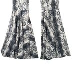 Womens White Black NEW Snakeskin Western Flare Leggings Pants Snake Print Sz 2X Photo 2