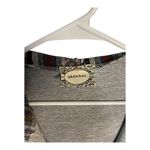 Skonhet‎ Cardigan Sweater Southwest Sz XL Aztek Gray Design Photo 1